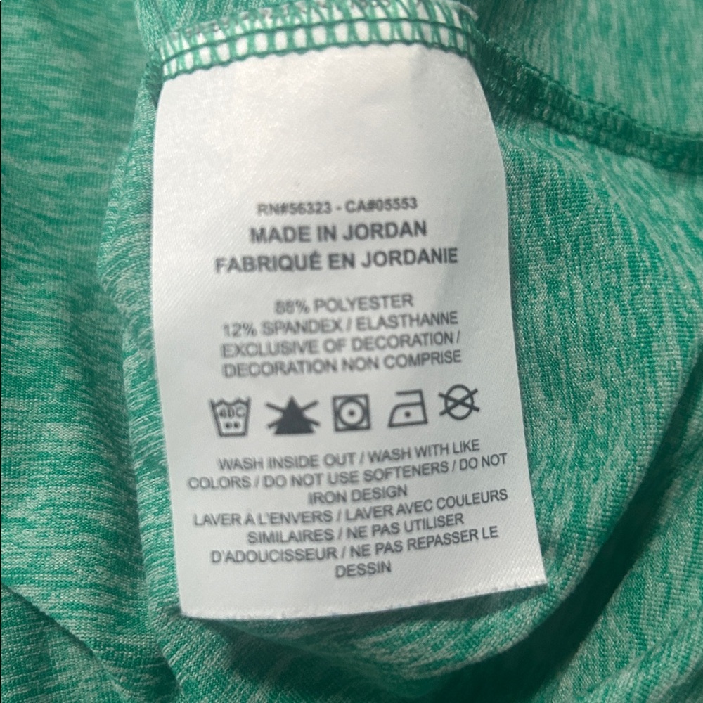 Nike, Teal Long Sleeve Running Shirt - Picture 4 of 4